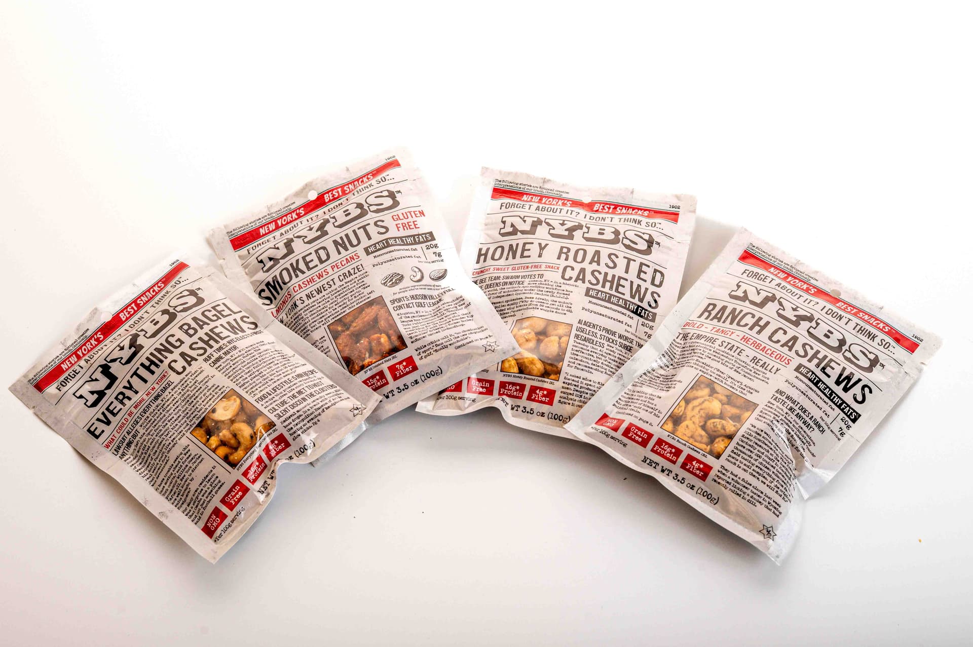 NYBS snack bag lineup