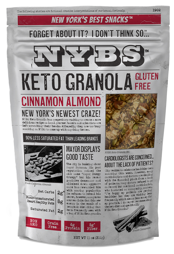 NYBS™ Cinnamon Almond Keto Granola, 11oz