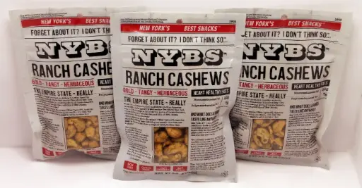 [FG-NYBS-RACA-3.5] NYBS™ Ranch Cashews, 3.5oz