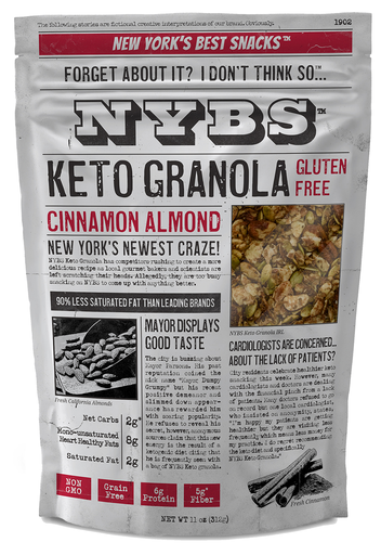 [FG-NYBS-CA-11] NYBS™ Cinnamon Almond Keto Granola, 11oz